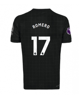 Billige Fotballdrakt Tottenham Hotspur Cristian Romero #17 Replika Bortedrakt 2025-26 Kortermet Billige Fotballdrakt Tottenham Hotspur Cristian Romero #17 Replika Bortedrakt 2025-26 Kortermet